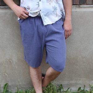 Vintage Linen Leisure Shorts